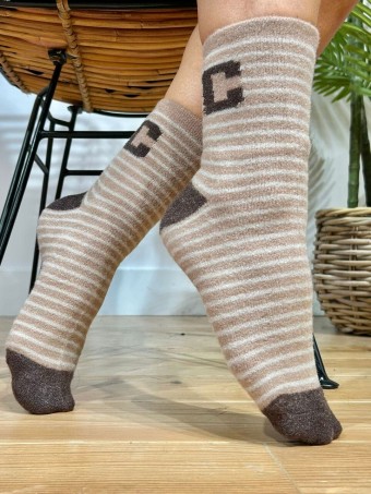 Calcetines Soft Rayas CALLOWAY Taupe HEVE