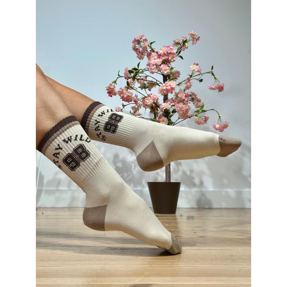 Calcetines Altos Canalé STAY WILD 98 Beige HEVE