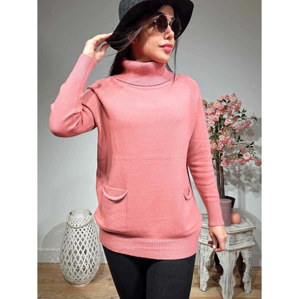 Jersey Largo Bolsillos MOAREN Rosa HEVE