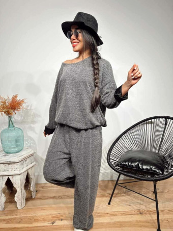 Conjunto Punto Oversize SALLYROSS Gris HEVE