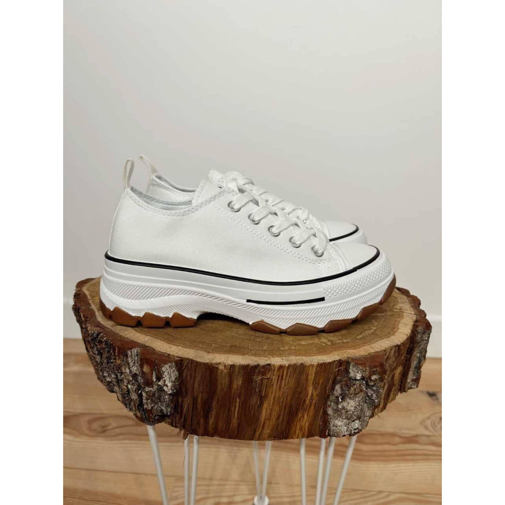 Sneaker Tela Plataforma MATRIVER Blanco HEVE