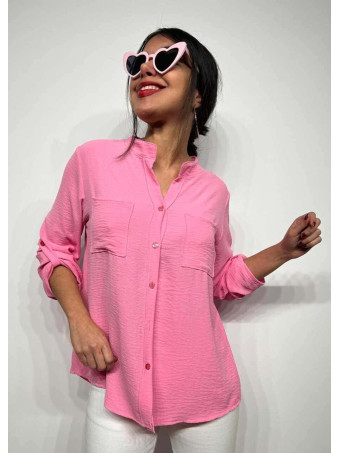 Camisa Fluida FLOSSIE Rosa Chicle HEVE