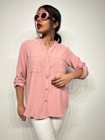 Camisa Fluida FLOSSIE Nude HEVE