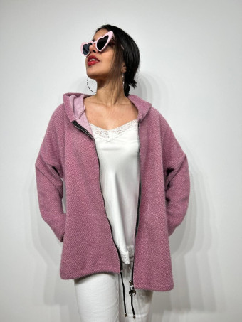 Chaqueta Punto Soft Cremallera WOOLWICH Morado HEVE