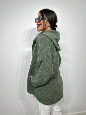 PuntChaqueta o Soft Cremallera WOOLWICH Verde Militar HEVE