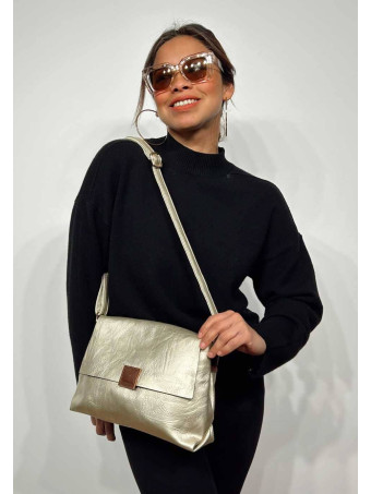 Bolso Básico Solapa SYABIL Oro HEVE