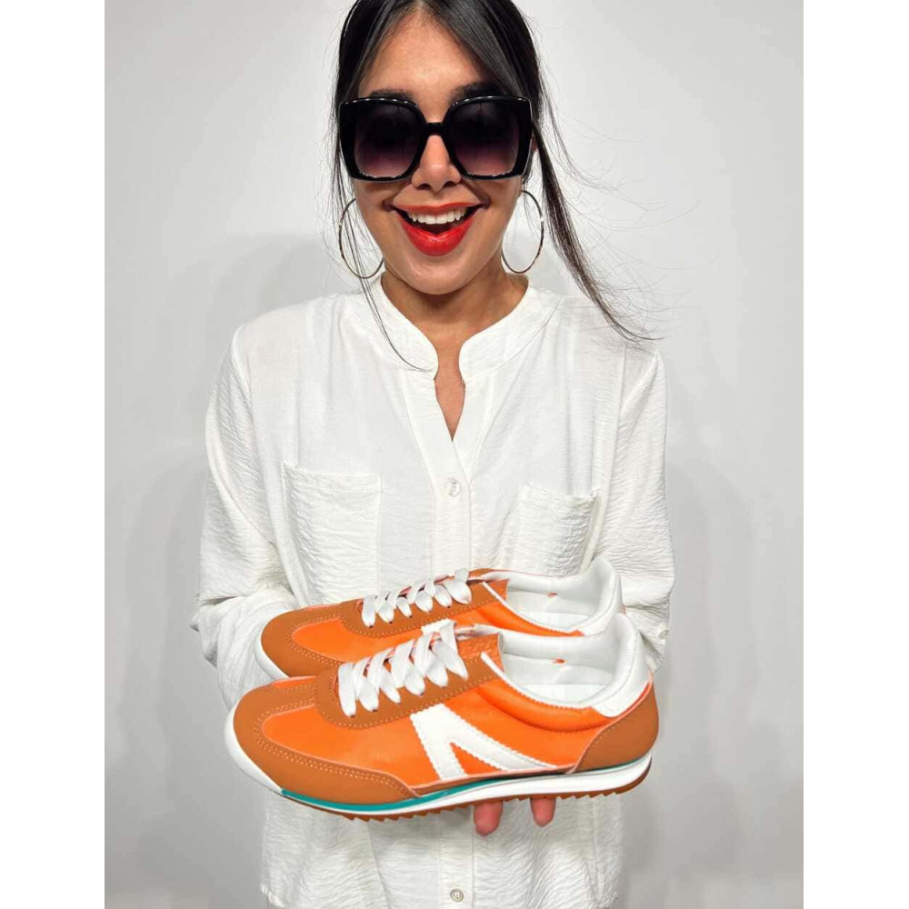 Deportiva Combinada Streetwear VALLEY Naranja HEVE