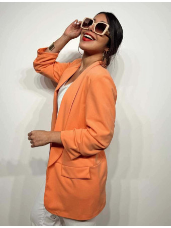 Blazer Frunces BIANCA Coral Claro HEVE