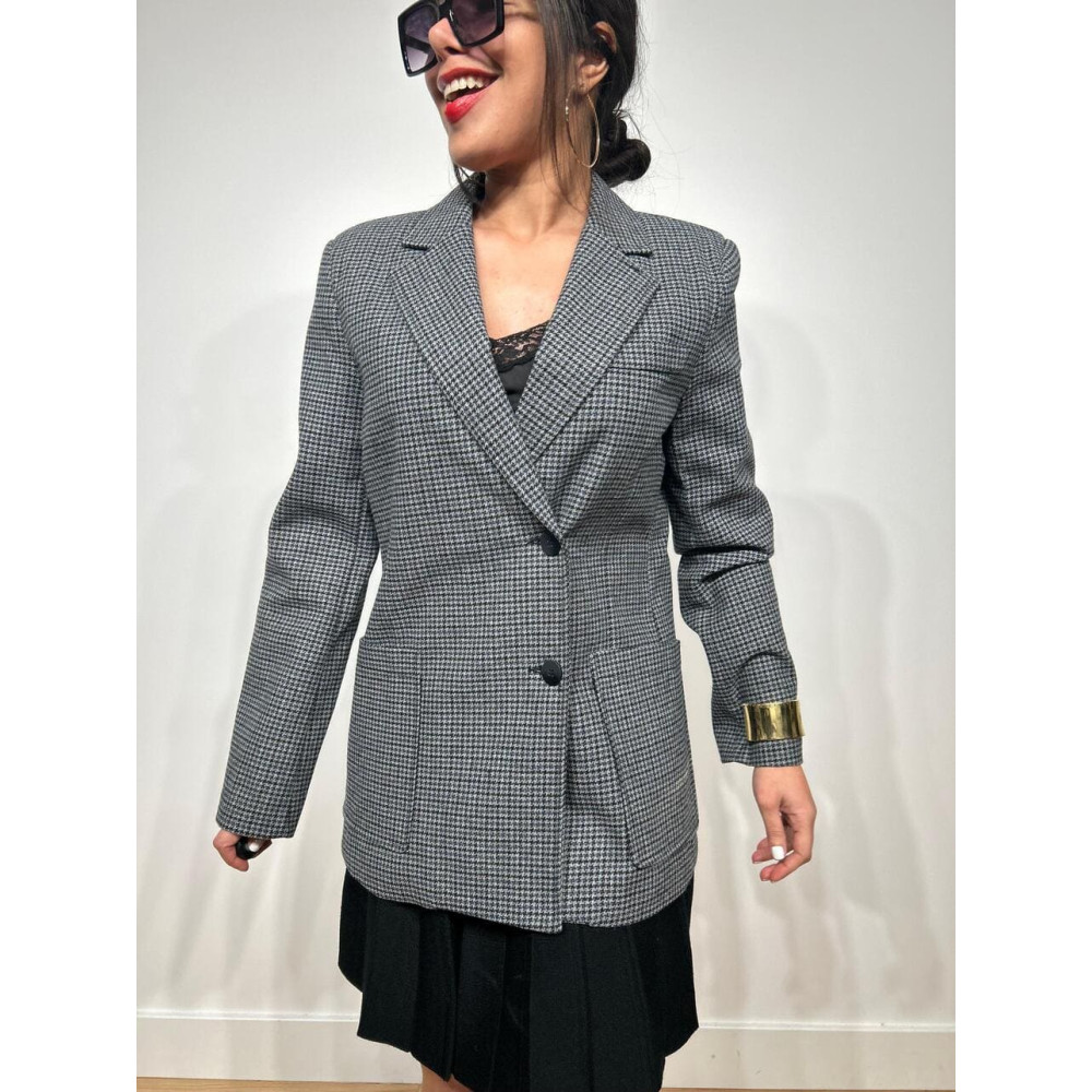 Blazer Pata Gallo NOELAN Gris HEVE