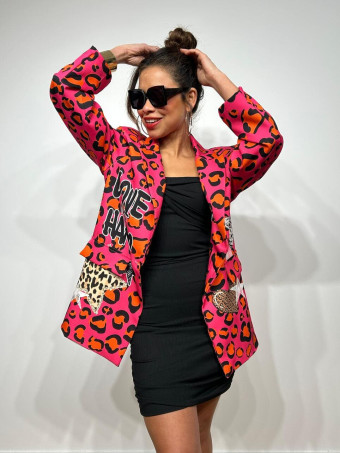 Blazer Print LOVE ME HARD 02 HEVE