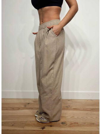 Pantalón Soft Full Lenght RACHERT Taupe HEVE