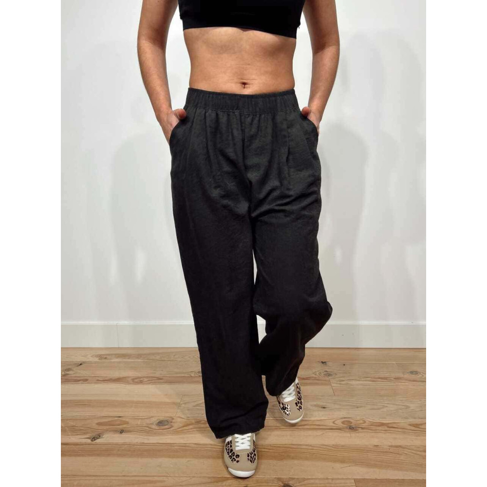 Pantalón Soft Full Lenght RACHERT Negro HEVE