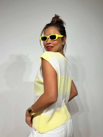 Punto Fino Rayas MARGIRETTA Amarillo HEVE