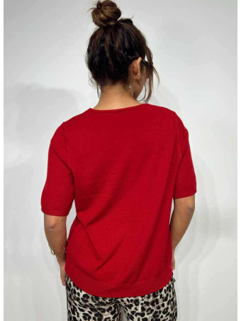 Punto Fino Manga Corta MARSYA Burdeos HEVE