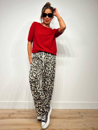 Punto Fino Manga Corta MARSYA Burdeos HEVE