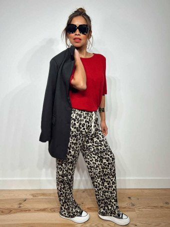 Punto Fino Manga Corta MARSYA Burdeos HEVE