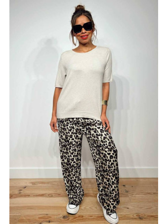 Punto Fino Manga Corta MARSYA Beige HEVE