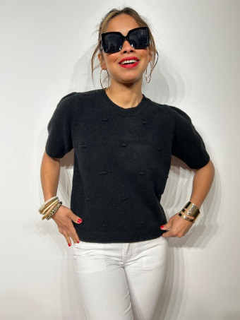 Conjunto Punto y Manguitos NETTLE Negro HEVE