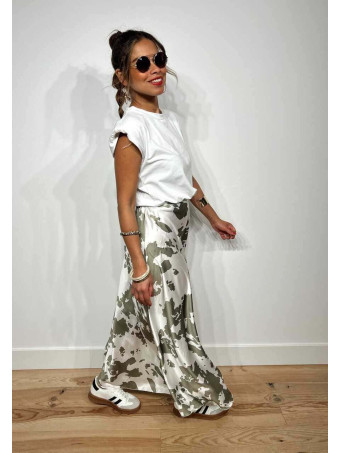 Falda Print Satinada RANGILE 05 HEVE
