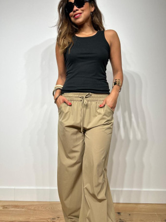 Pantalón Casual Ligero SKARO Taupe HEVE