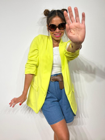 Blazer Frunces BIANCA Lima HEVE