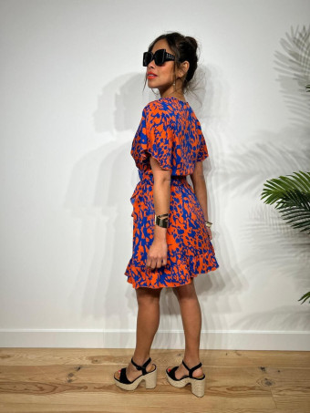 Vestido Estampado Volantes TUSKAN HEVE
