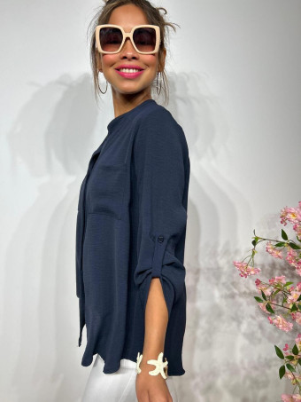 Camisa Fluida FLOSSIE Marino HEVE