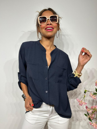 Camisa Fluida FLOSSIE Marino HEVE