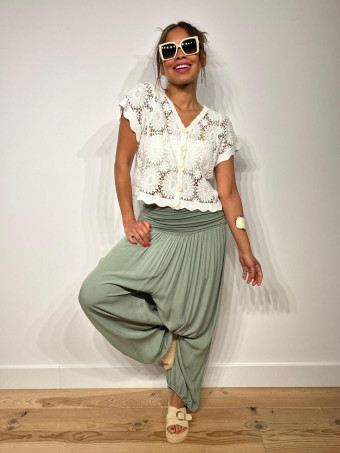 Pantalón Harem ALADDÍN Khaki HEVE
