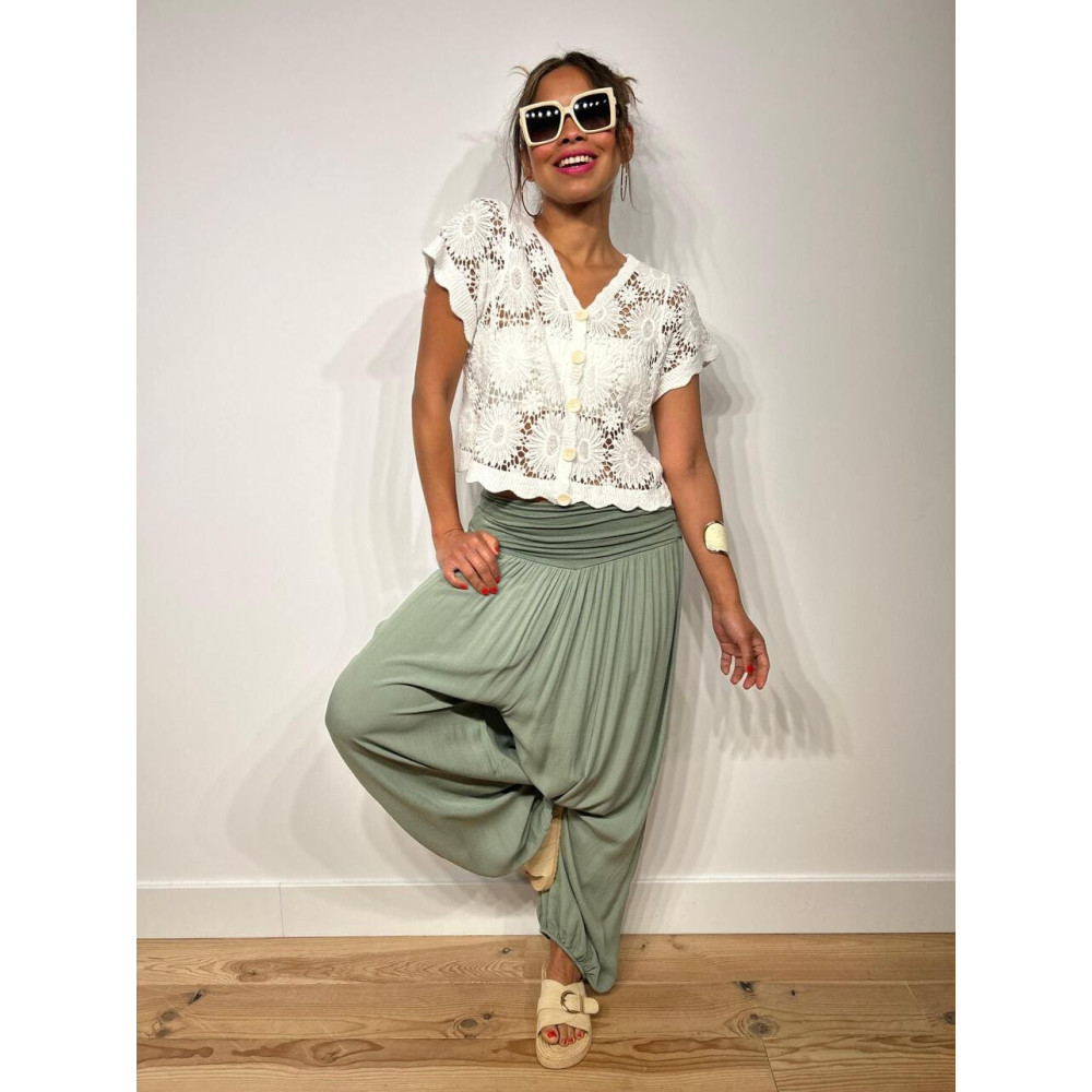 Pantalón Harem ALADDÍN Khaki HEVE Pantalón Harem ALADDÍN Khaki HEVE