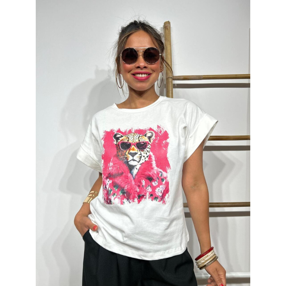 Camiseta Algodón ZOO CHIC 02 HEVE Camiseta Algodón ZOO CHIC 02 HEVE