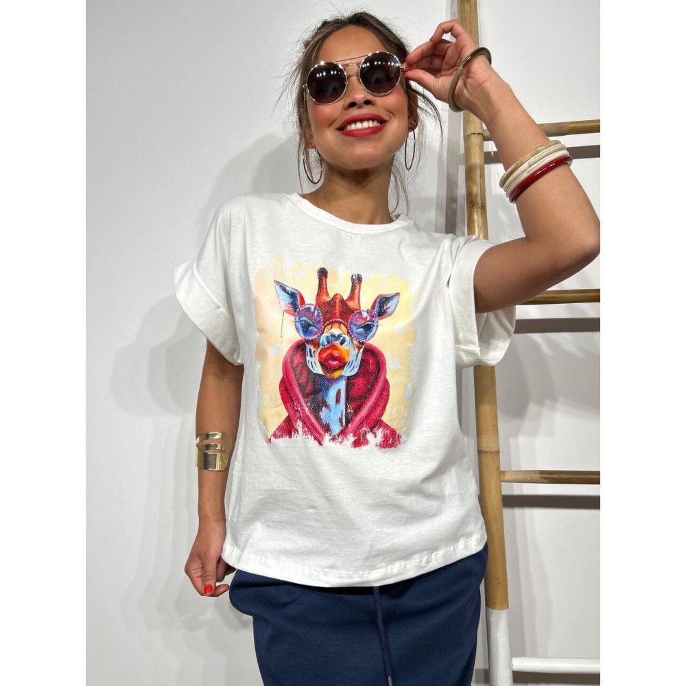 Camiseta Algodón ZOO CHIC 03 HEVE Camiseta Algodón ZOO CHIC 03 HEVE