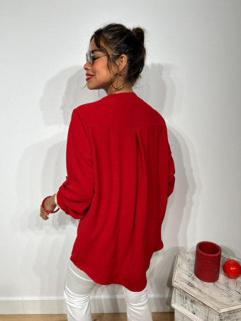 Camisa Fluida FLOSSIE Rojo HEVE