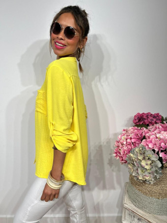 Camisa Fluida FLOSSIE Amarillo HEVE