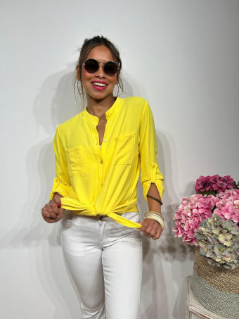 Camisa Fluida FLOSSIE Amarillo HEVE