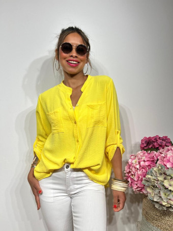 Camisa Fluida FLOSSIE Amarillo HEVE