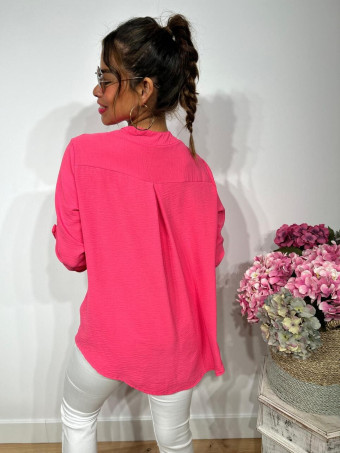 Camisa Fluida FLOSSIE Fucsia HEVE