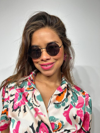 Gafas Sol Redondas Negro 26 HEVE