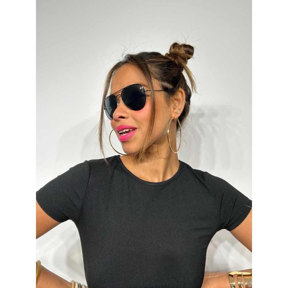 Gafas Sol Aviador Negro 31 HEVE Gafas Sol Aviador Negro 31 HEVE