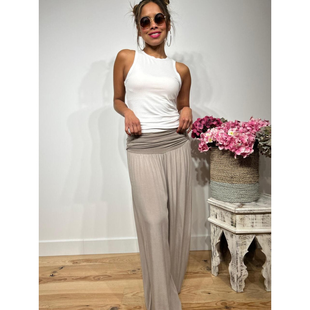 Pantalón Harem ALADDÍN Taupe Heve Pantalón Harem ALADDÍN Taupe Heve
