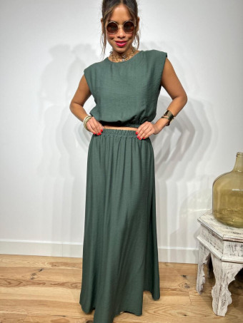 Conjunto Blusa y Falda VIONCE Verde HEVE