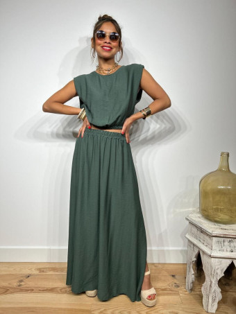 Conjunto Blusa y Falda VIONCE Verde HEVE