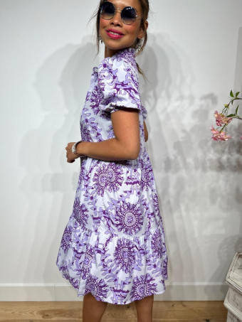 Vestido Camisero Estampado NOVANOOK - heve