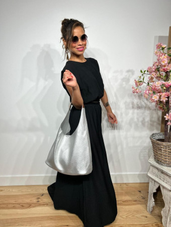 Conjunto Blusa y Falda VIONCE Negro - heve