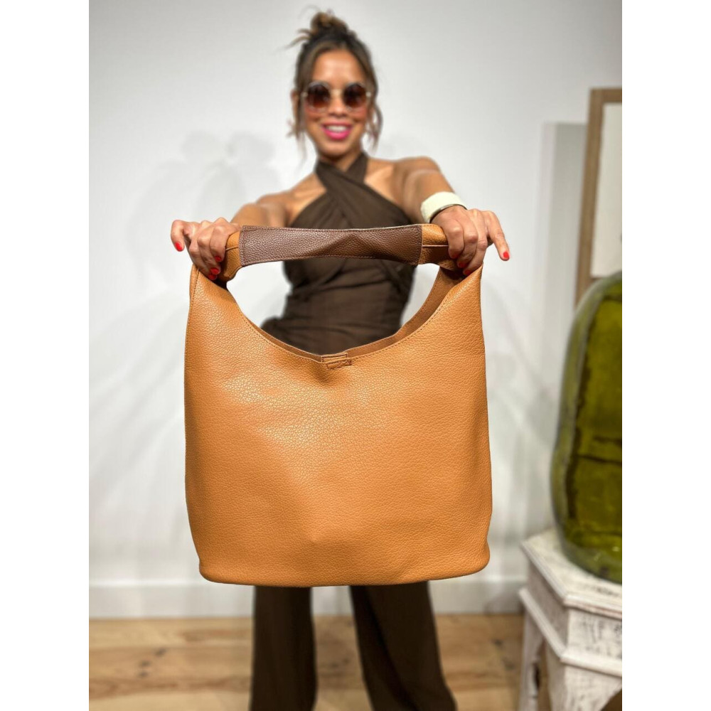 Bolso Hobo Grande VIMOTY Camel - heve Bolso Hobo Grande VIMOTY Camel - heve