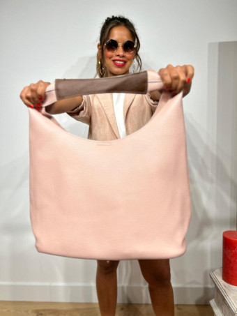 Bolso Hobo Grande VIMOTY Rosa heve
