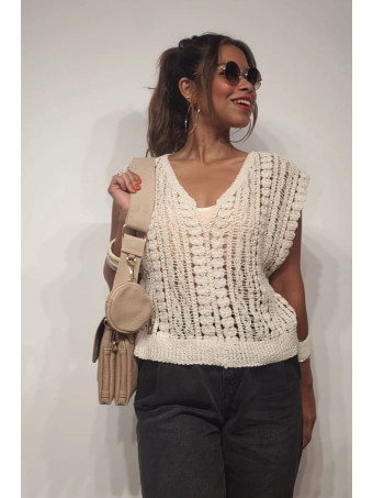 Bolso Abatanado Bandolera SPRINGE Taupe heve