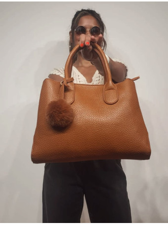 Bolso Abatanado Doble Asa KIMCHI Camel heve