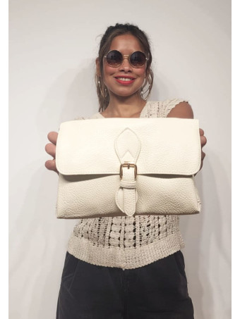Bolso Abatanado Bandolera SPRINGE Crudo HEVE