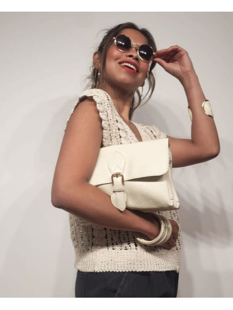 Bolso Abatanado Bandolera SPRINGE Crudo HEVE